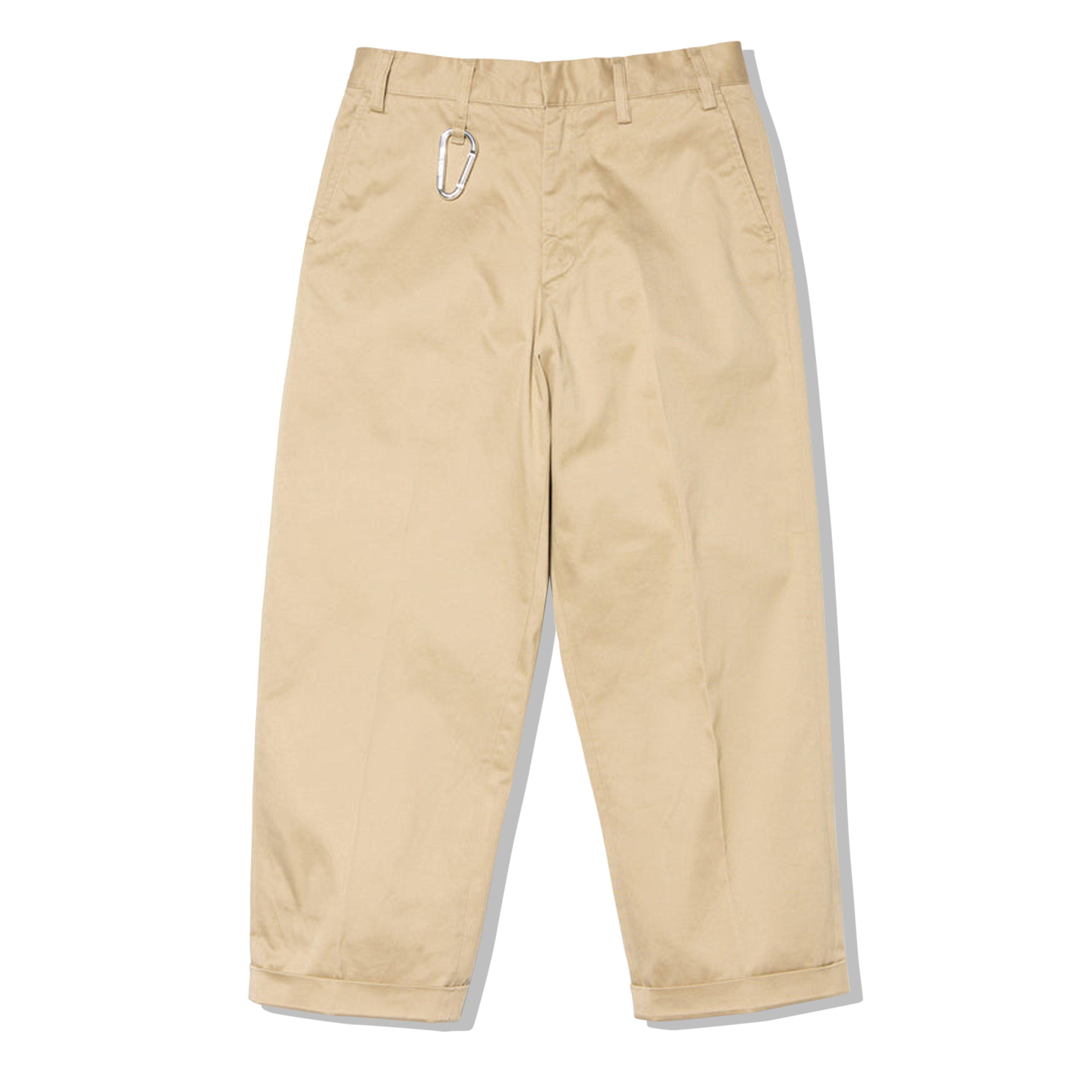 Human Made - Men's Wide Cropped Pants - (Beige) by HUMAN MADE