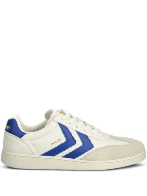 chevron suede sneakers by HUMMEL