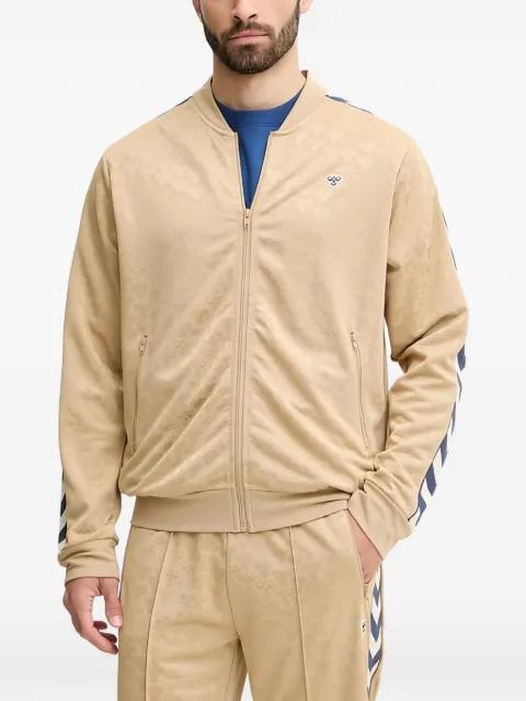 patterned stripe detail jacket by HUMMEL