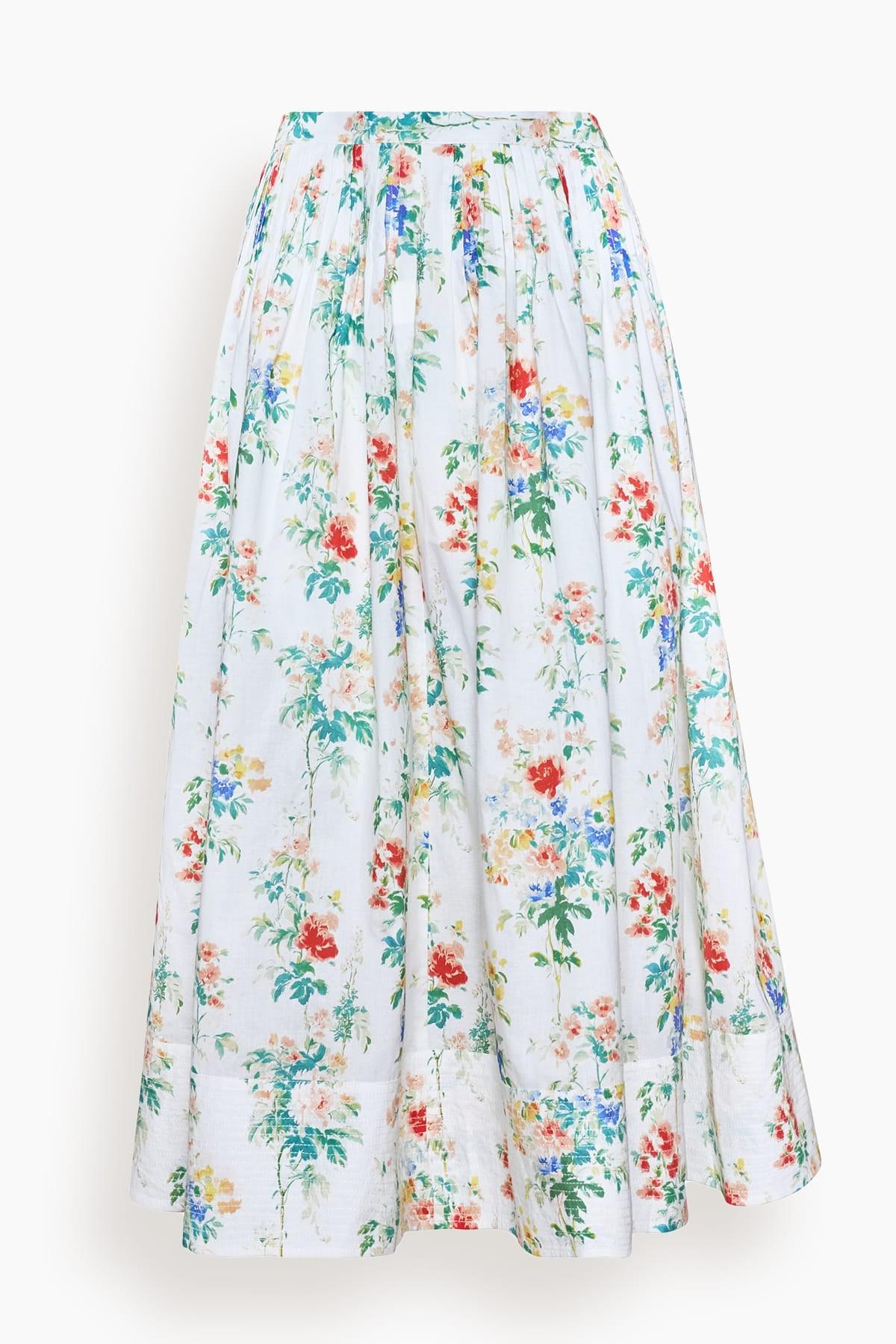 Fallon Skirt in Falling Blossom by HUNTER BELL