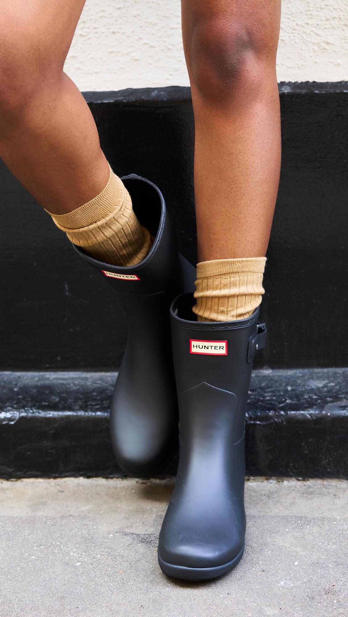Refined Short Matte Boots by HUNTER BOOTS