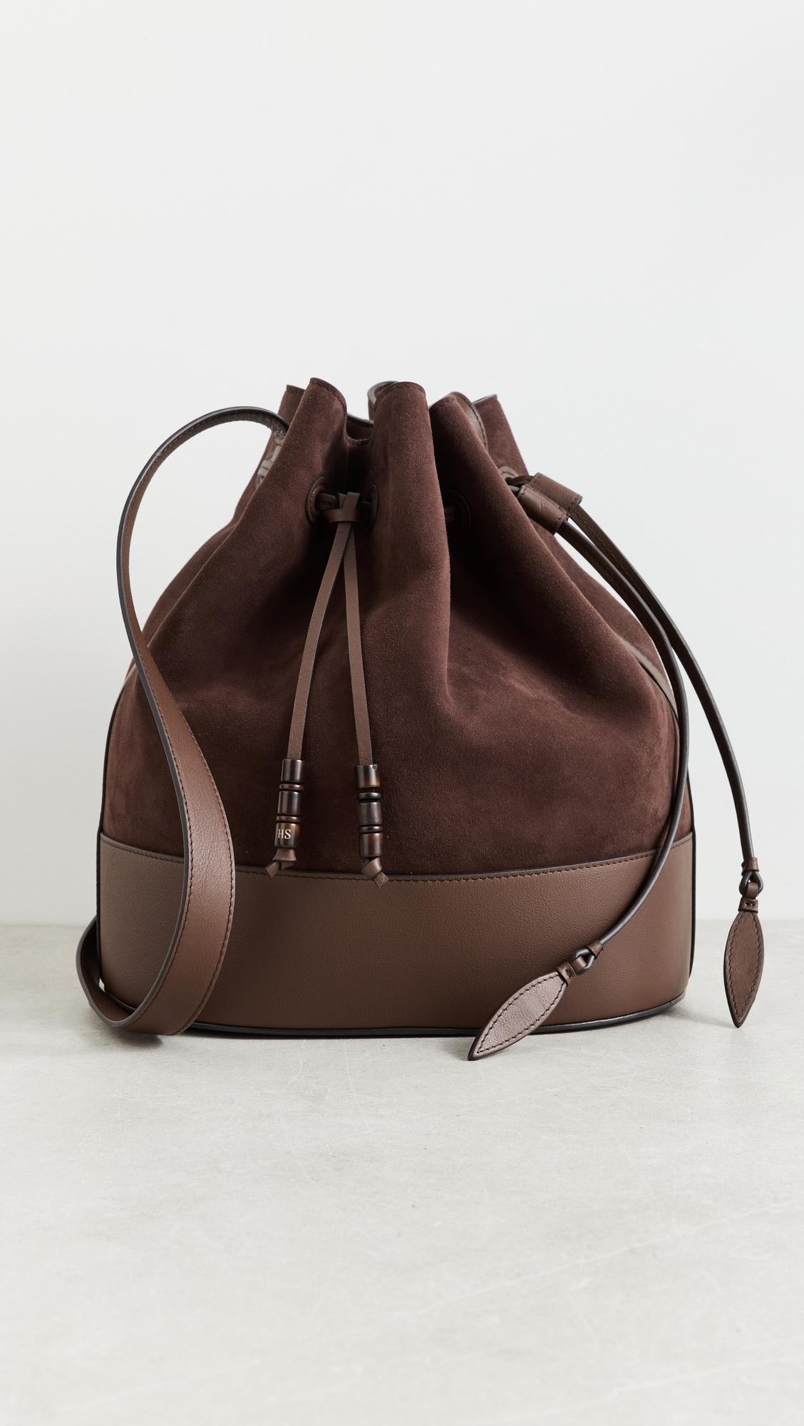 The Extra Large Drawstring in Suede by HUNTING SEASON