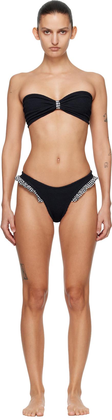 Black Jean Bikini by HUNZA G