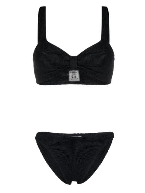 Bonnie crinkled bikini by HUNZA G