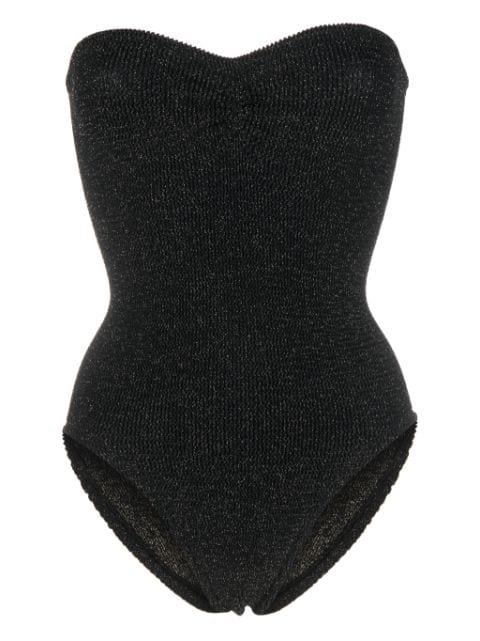 Brooke strapless swimsuit by HUNZA G