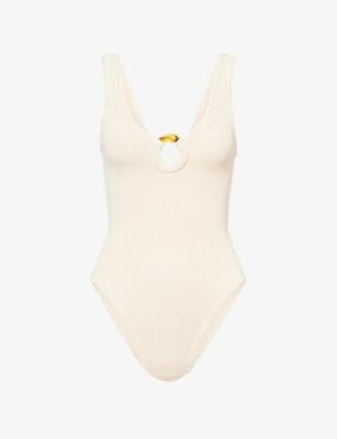 Celine Scoop-Neck Swimsuit by HUNZA G
