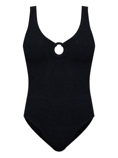 Celine covered hoops swimsuit by HUNZA G