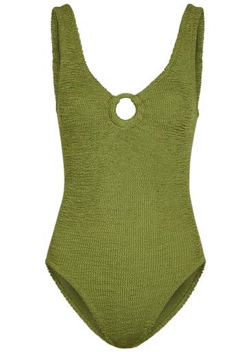 Celine crinkle swimsuit by HUNZA G
