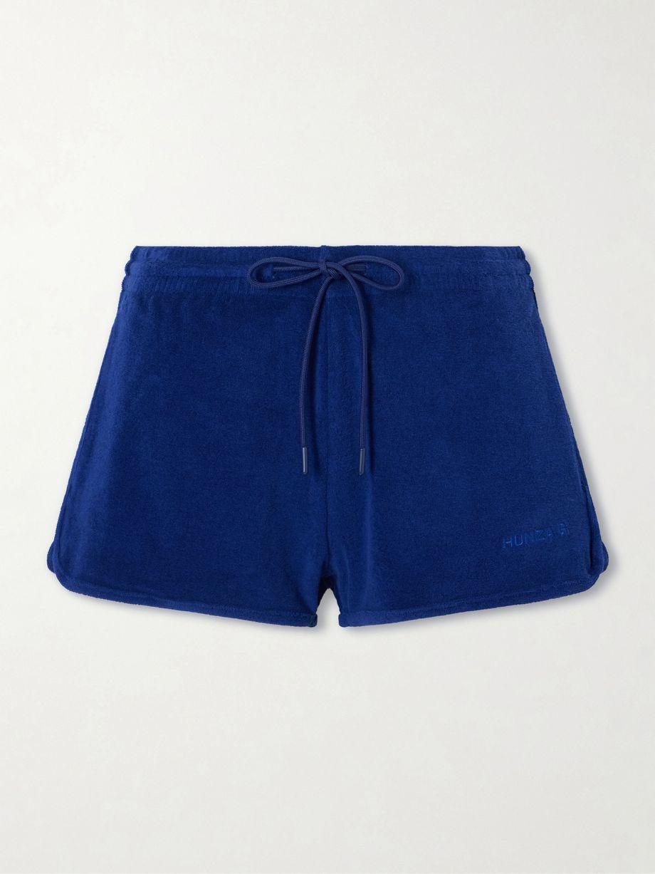 Cotton-terry shorts by HUNZA G