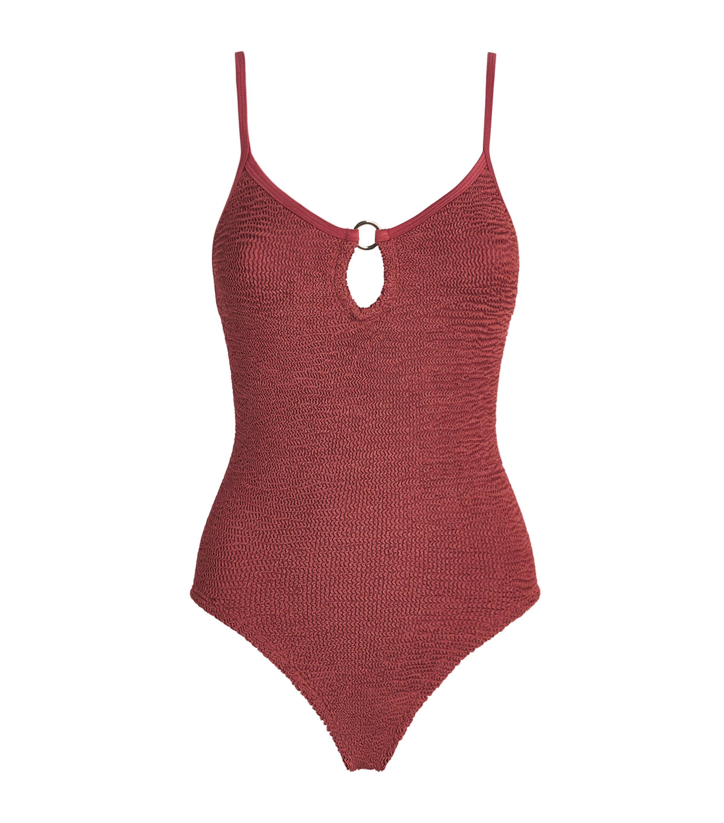 Hunza G Cut-Out Toni Swimsuit by HUNZA G