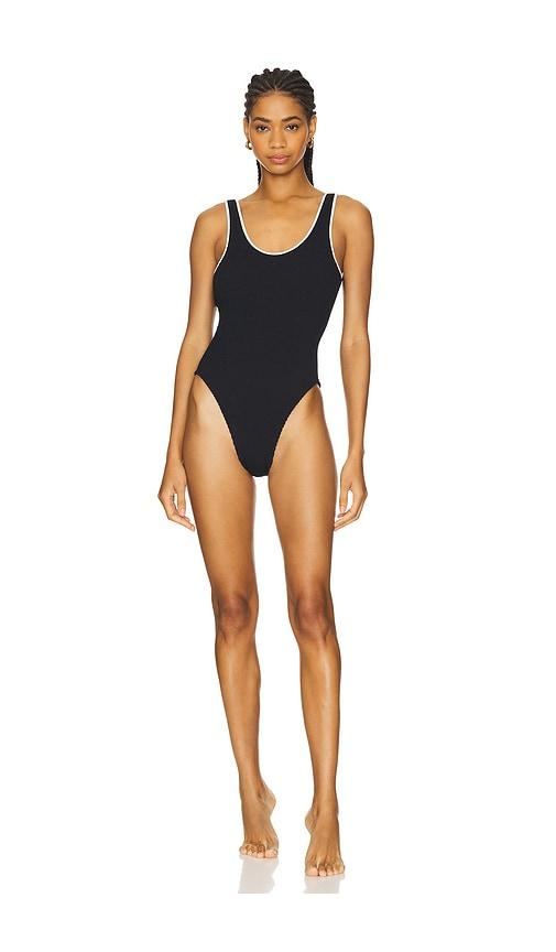 Hunza G Faye One Piece in Black by HUNZA G