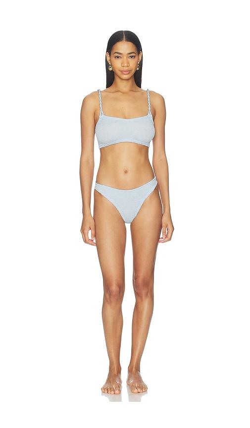Hunza G Phoebe Bikini in Baby Blue by HUNZA G
