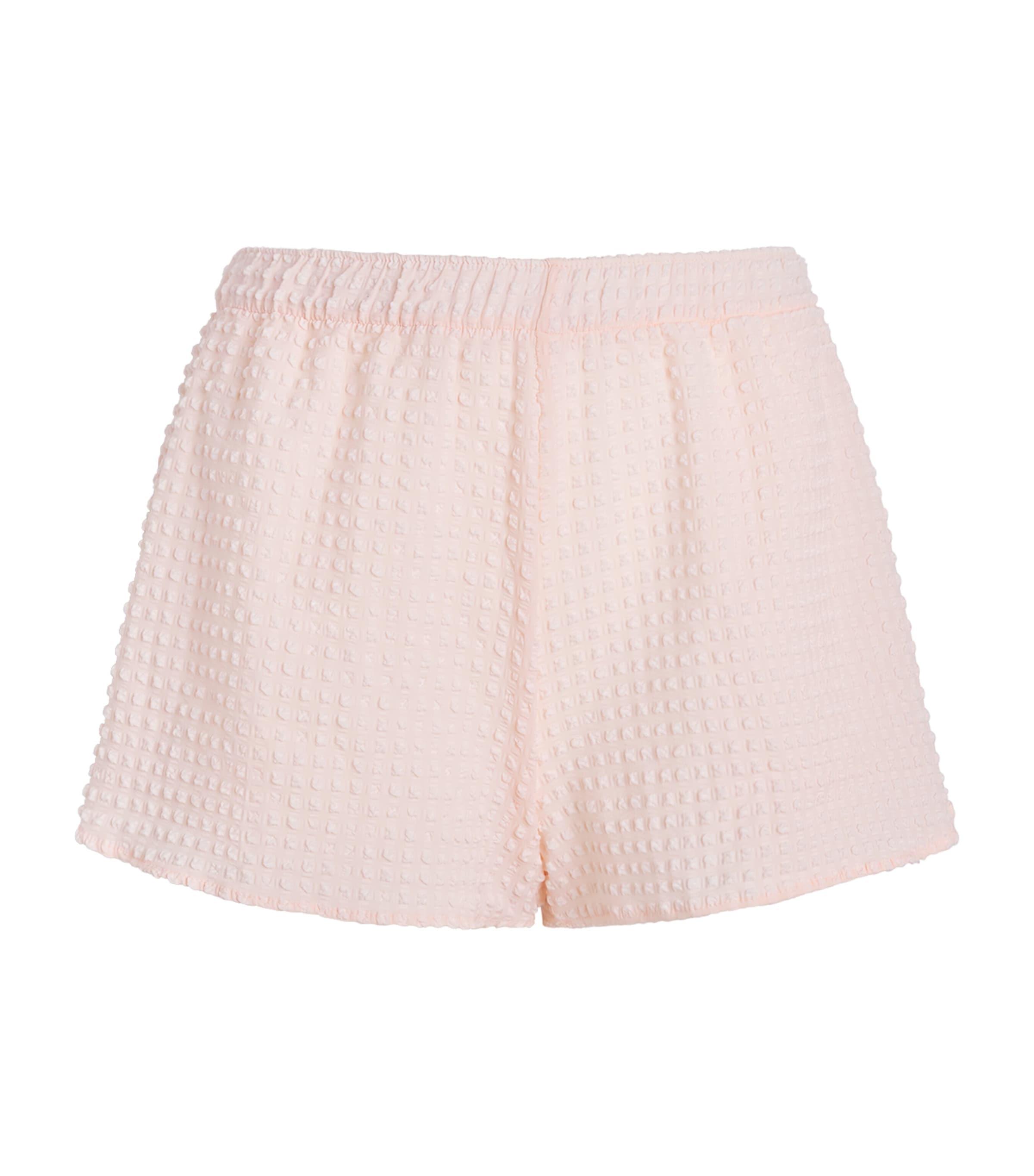 Hunza G Seersucker Resort Shorts by HUNZA G