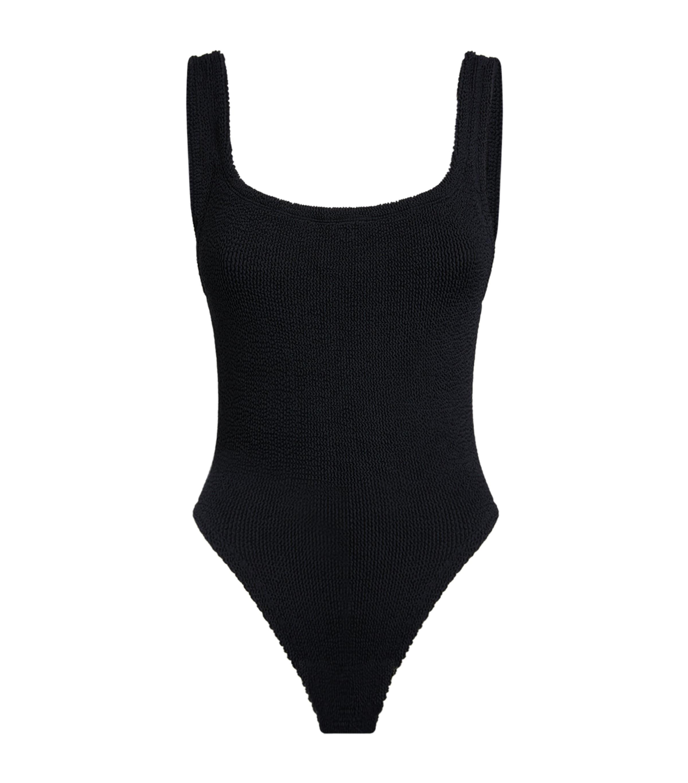 Hunza G Square-Neck Swimsuit by HUNZA G