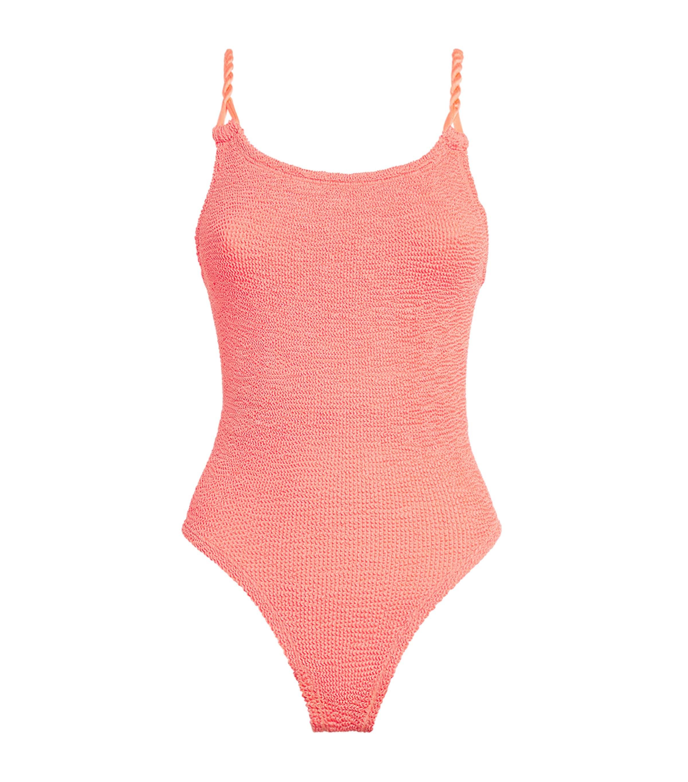 Hunza G Twisted-Strap Camille Swimsuit by HUNZA G
