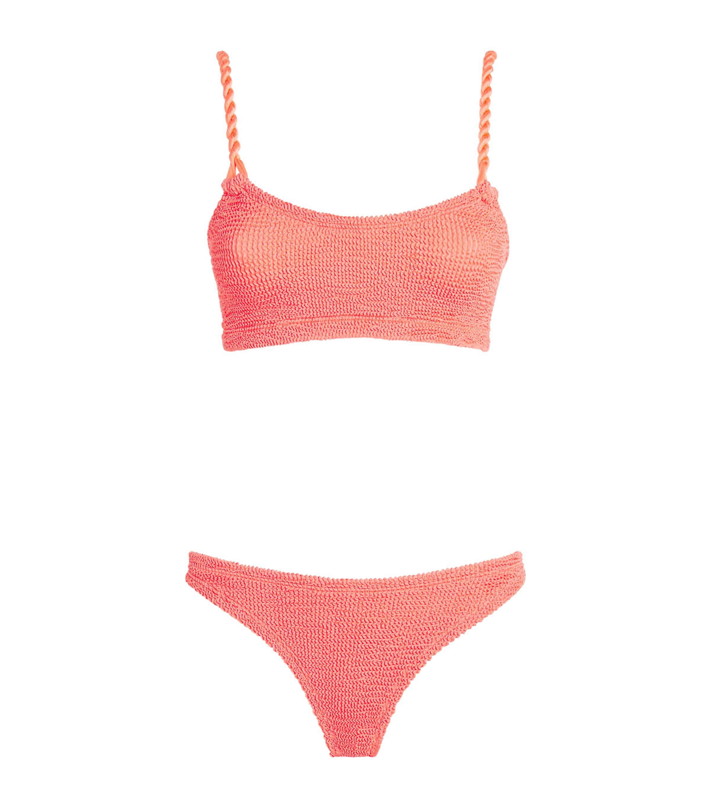 Hunza G Twisted-Strap Phoebe Bikini by HUNZA G
