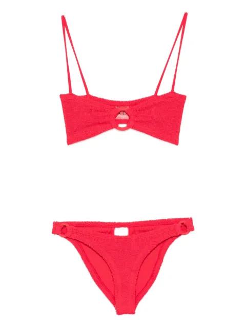 Misty hoop-detail bikini by HUNZA G