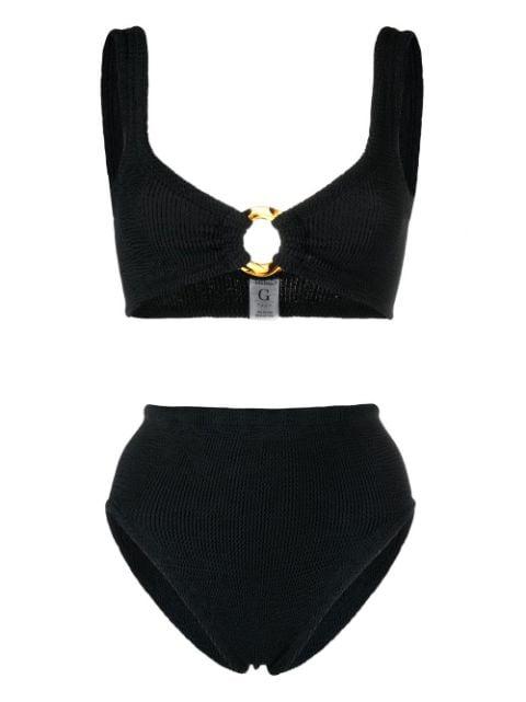 Nadine crinkle bikini by HUNZA G