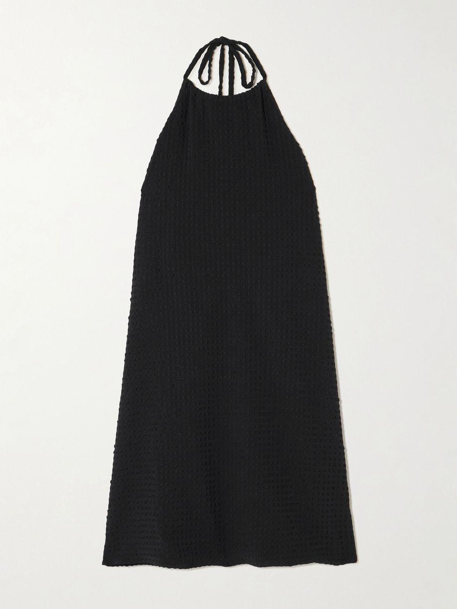 Original Crinkle™ halterneck mini dress by HUNZA G