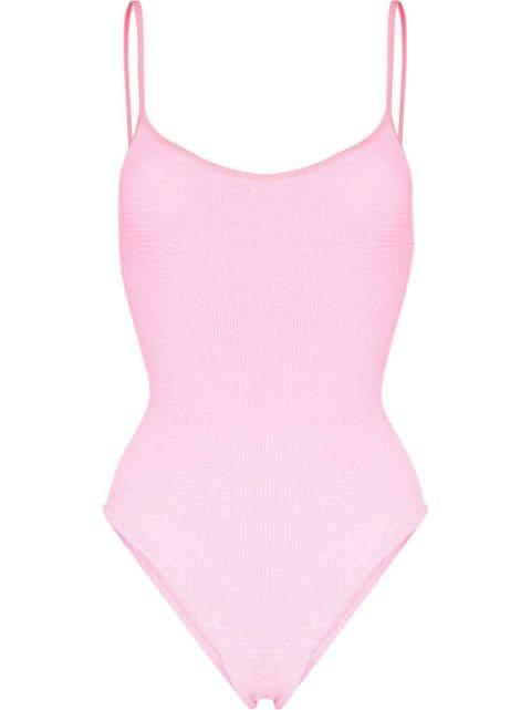 Pamela crinkle swimsuit by HUNZA G