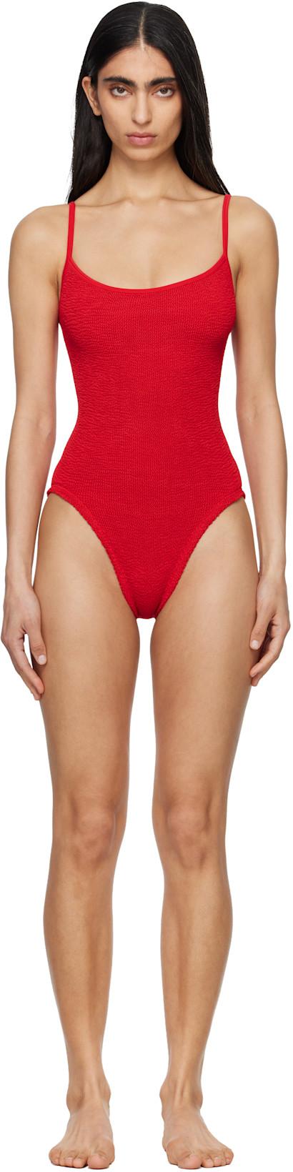 Red Pamela Swimsuit by HUNZA G