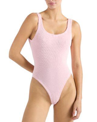 Scoop Neck One Piece Swimsuit by HUNZA G