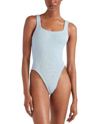 Square Neck One Piece Swimsuit by HUNZA G