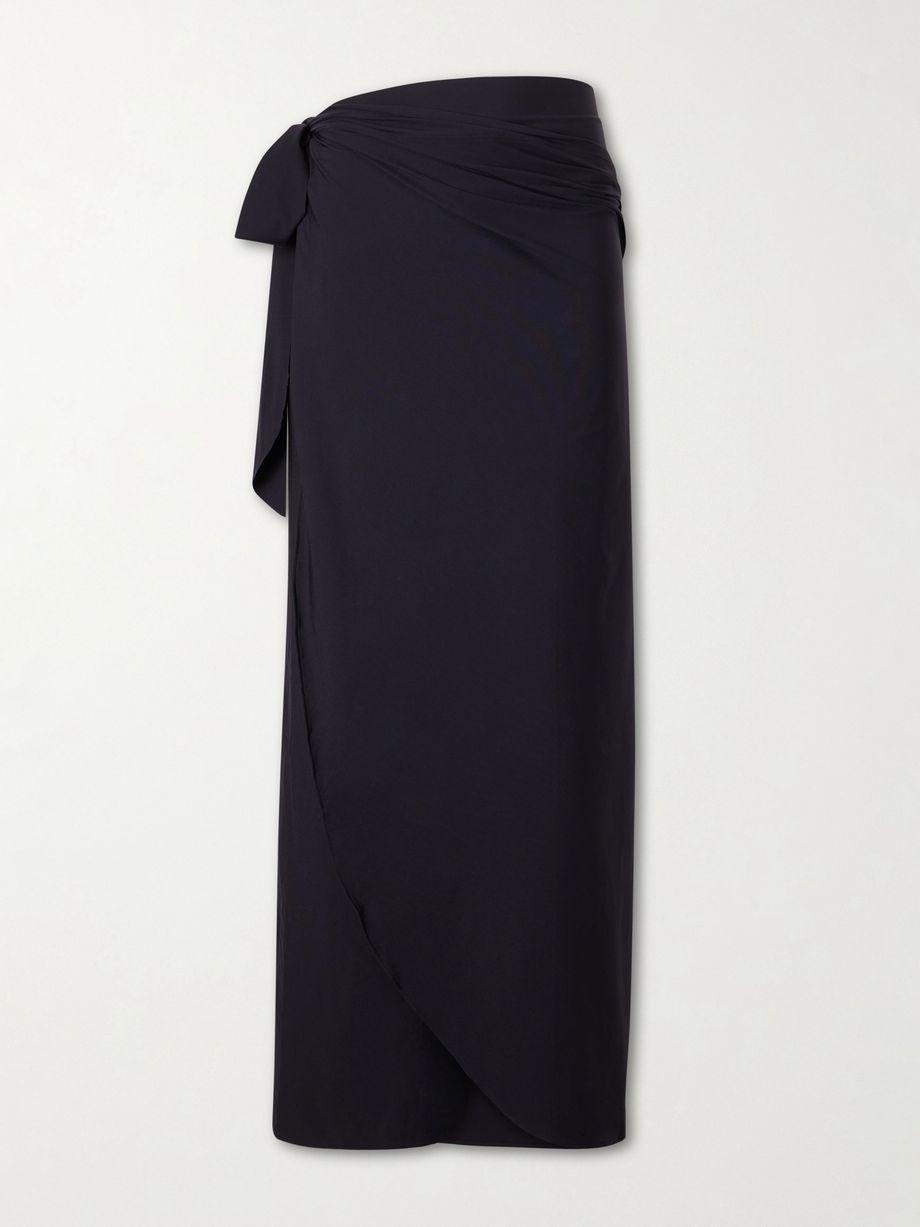 Stretch-jersey wrap sarong by HUNZA G