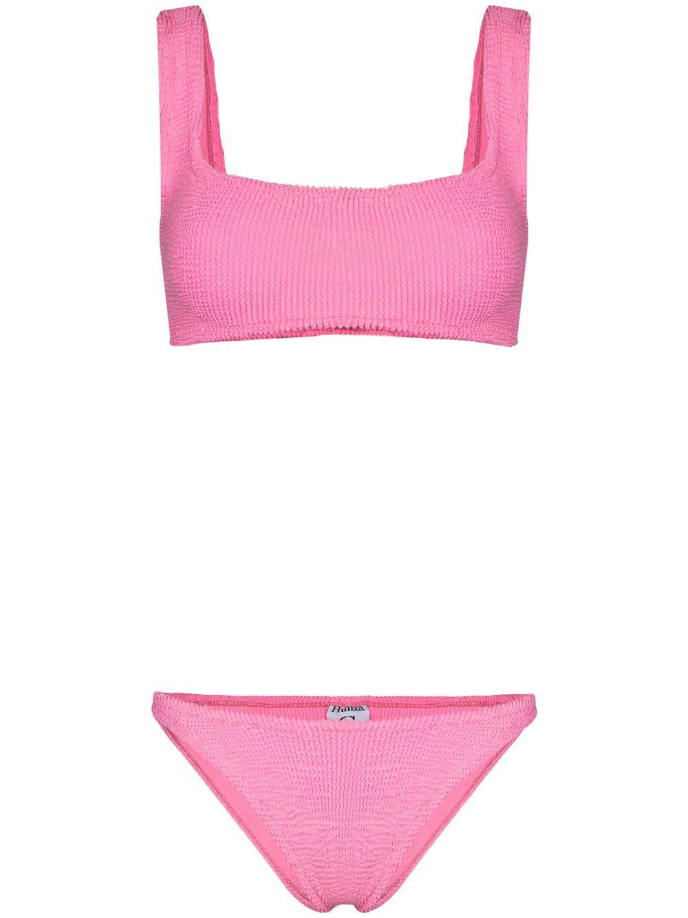 Xandra crinkled bikini by HUNZA G