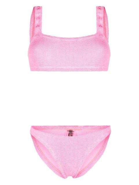 Xandra crinkled bikini by HUNZA G