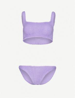Xandra crinkled bikini by HUNZA G