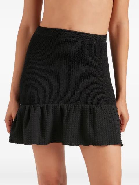 peplum mini skirt by HUNZA G