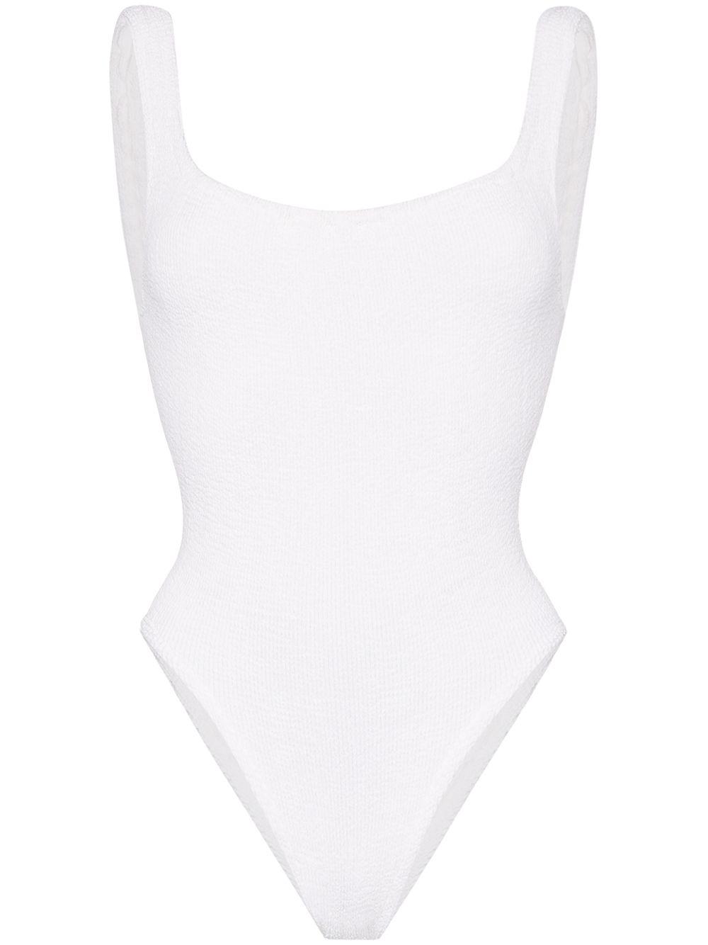 scoop neck swimsuit by HUNZA G