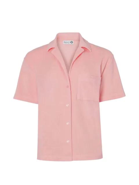 short-sleeve towelling shirt by HUNZA G