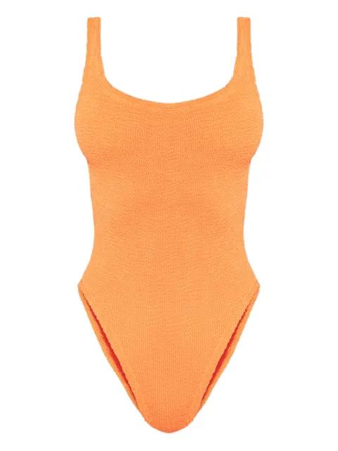 square-neck swimsuit by HUNZA G