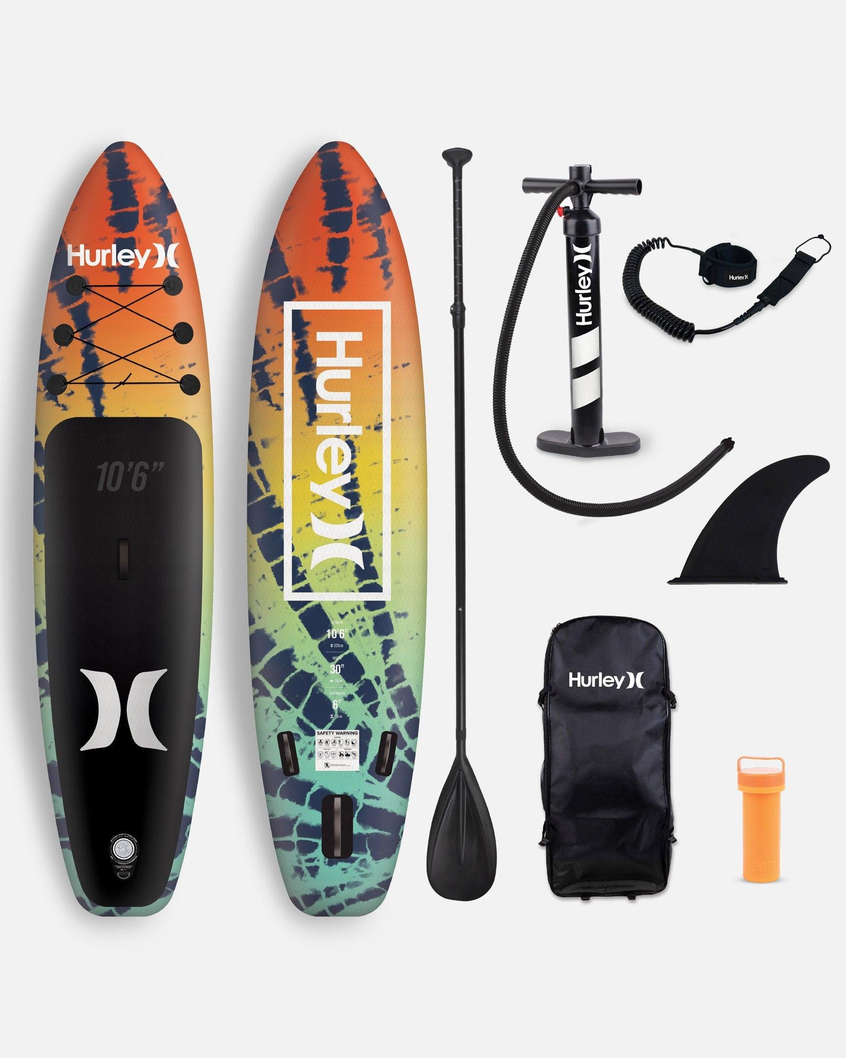 Hurley One And Only 10'6" Inflatable Stand Up Paddle Board by HURLEY