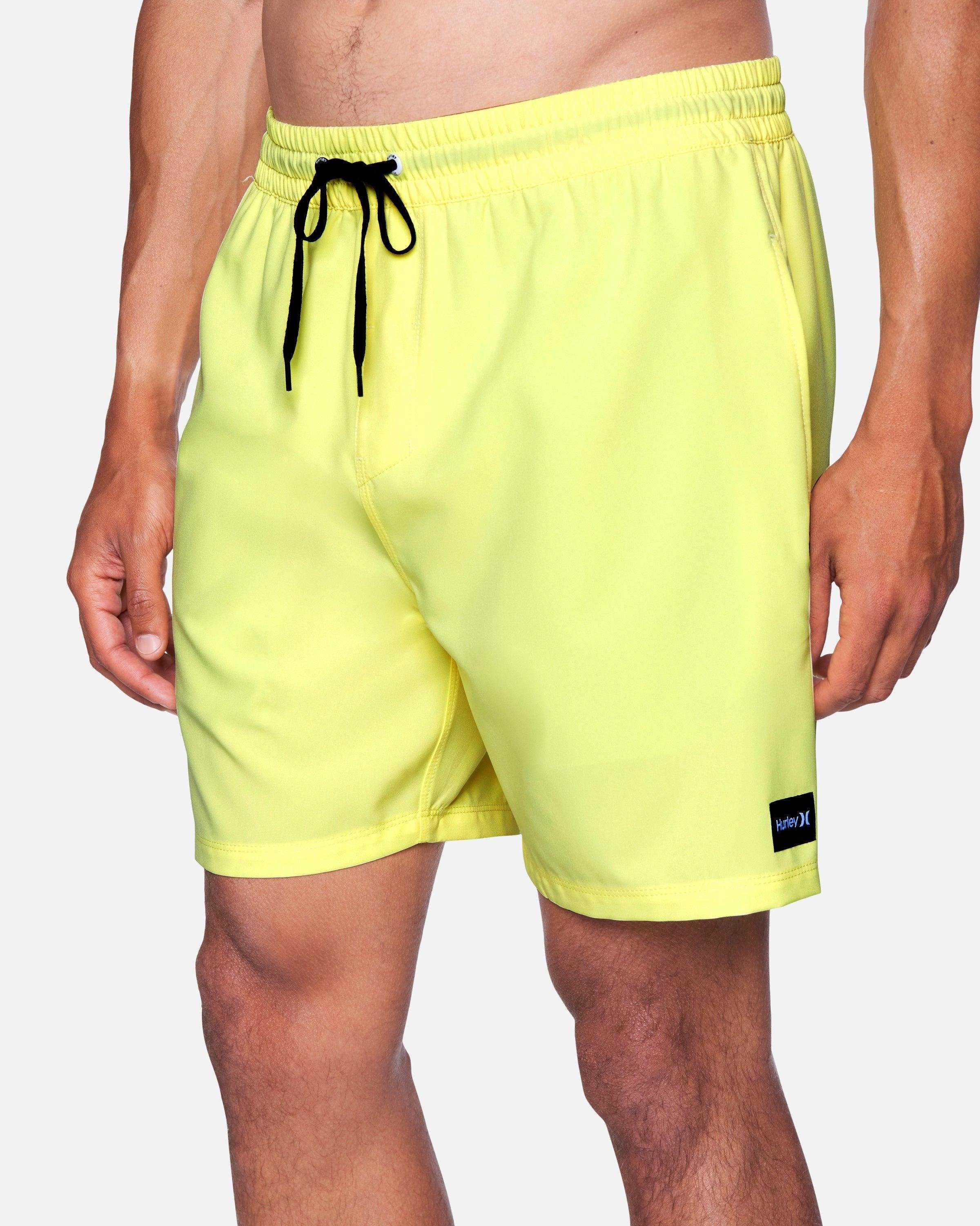 Men's One And Only Solid Volley Boardshorts 17" by HURLEY