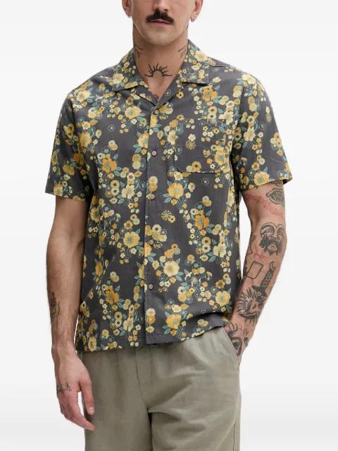 floral-print short-sleeve shirt by HURLEY