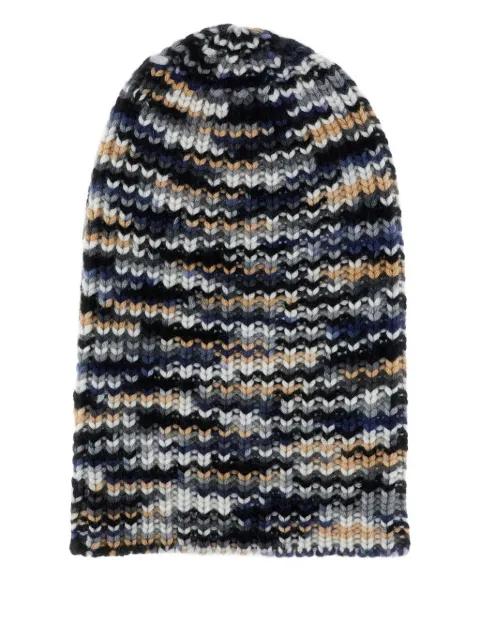 striped cashmere beanie by HURRAY