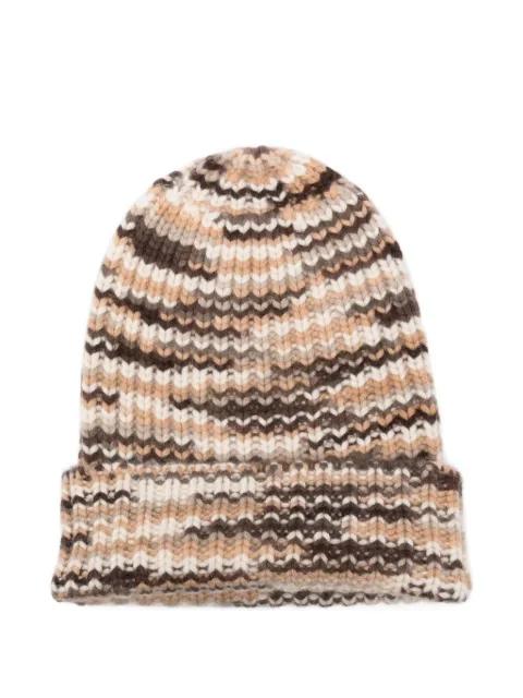 striped cashmere beanie hat by HURRAY