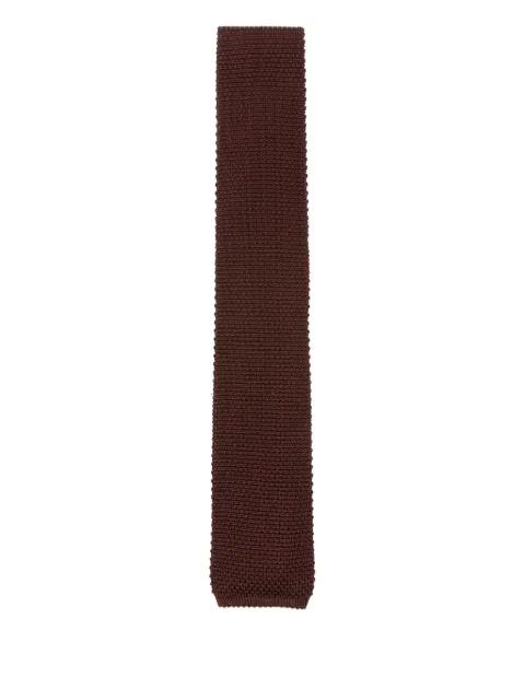 silk knitted tie by HUSBANDS