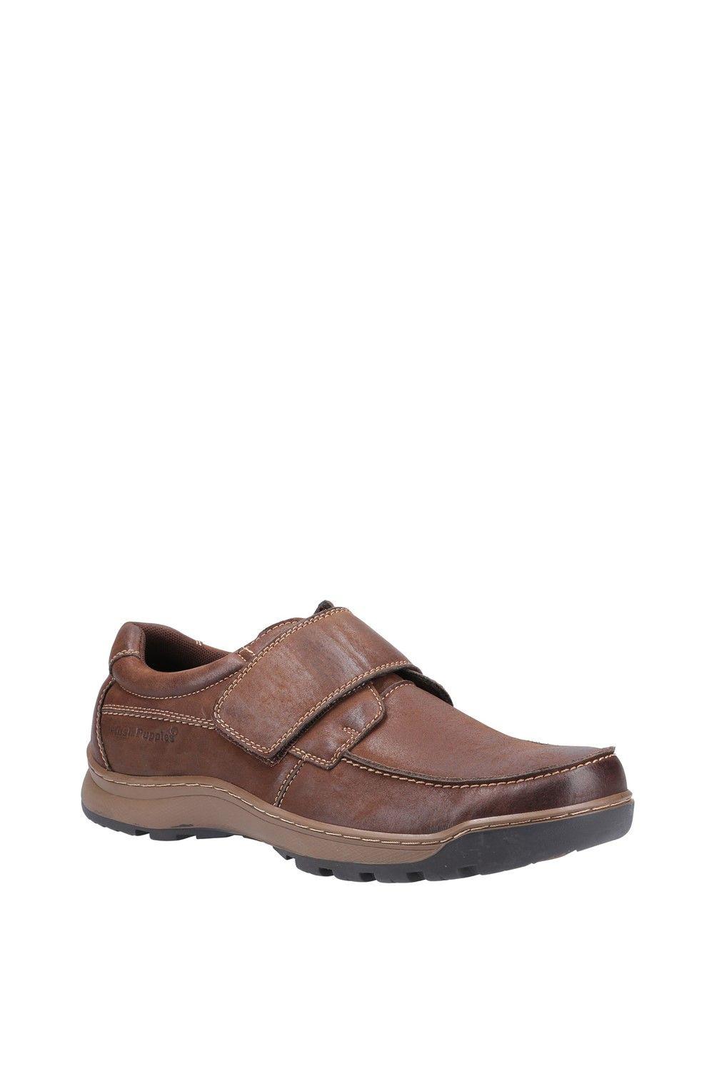 'Casper' Leather Touch Fastening Shoes by HUSH PUPPIES