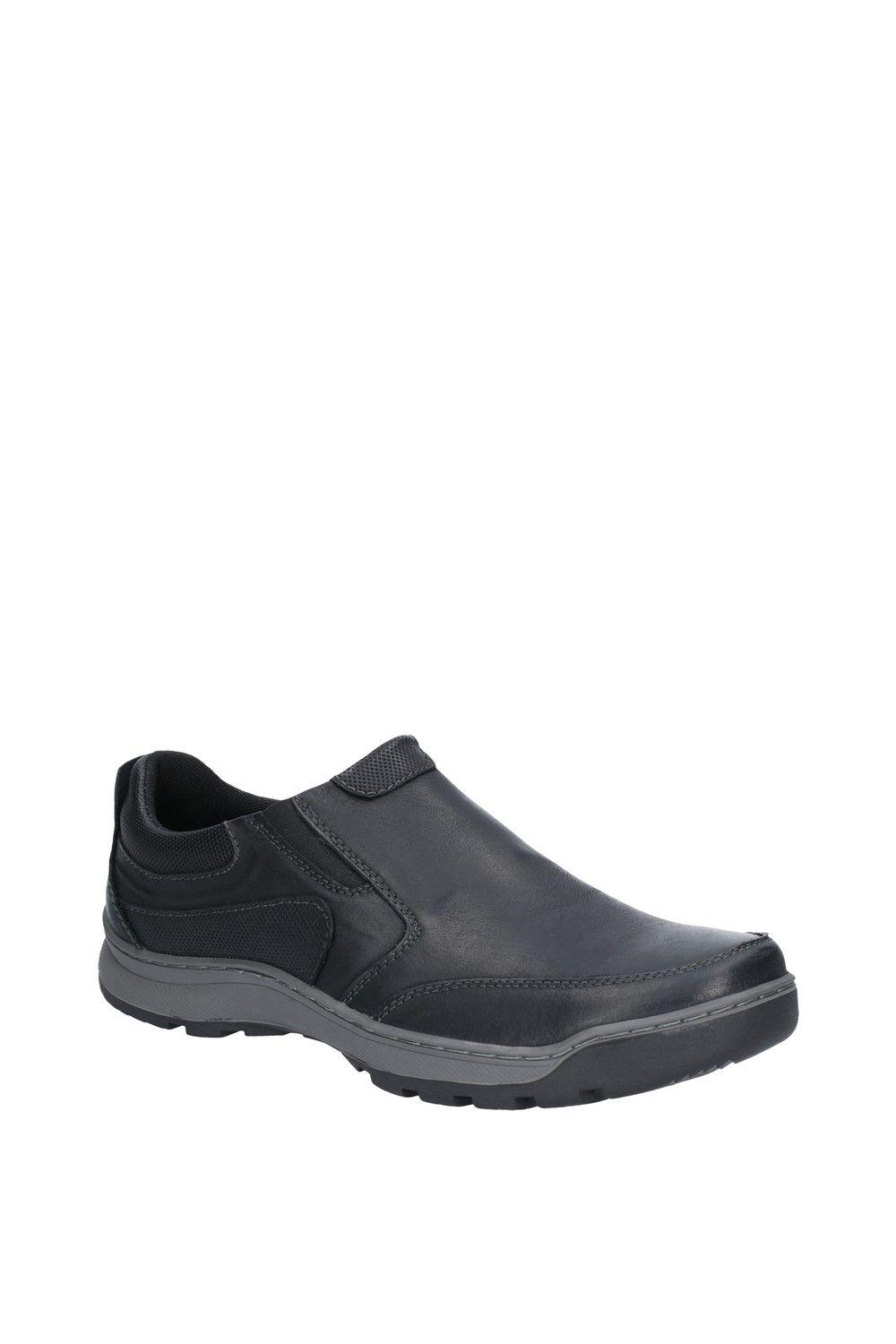 'Jasper' Leather Slip On Shoes by HUSH PUPPIES