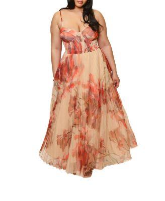 Plus Size Brianna Tulle Gown by HUTCH