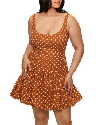 Plus Size Lowry Drop-Wasit Bubble Dress by HUTCH