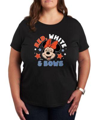 Trendy Plus Size Minnie Mouse Graphic T-shirt by HYBRID APPAREL Trendy Plus Size Minnie Mouse Graphic T-shirt by HYBRID APPAREL