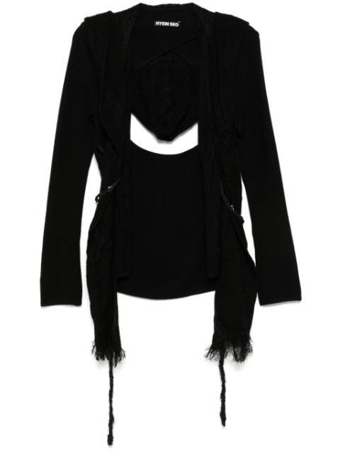 hoodied cardigan by HYEIN SEO