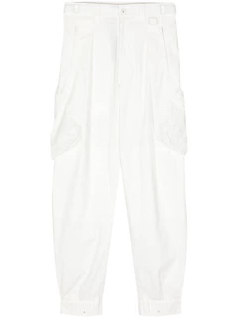 pleated cargo trousers by HYEIN SEO