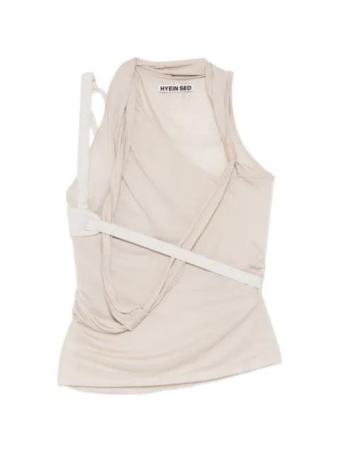 sleevelss knot top by HYEIN SEO