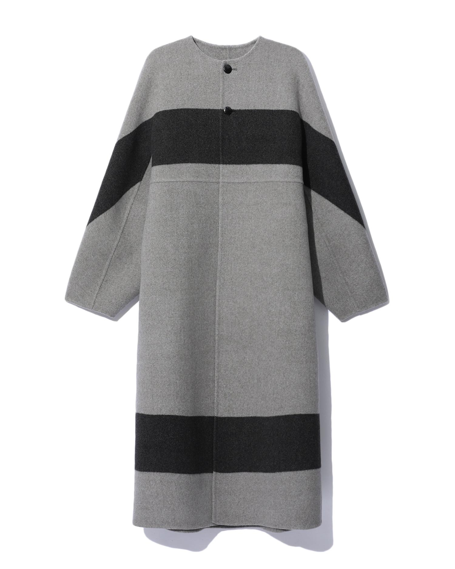 Patterned double face coat by HYKE | jellibeans